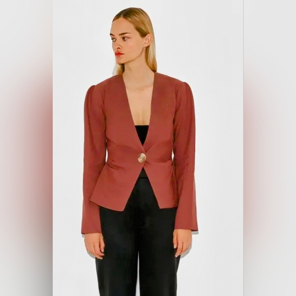 Rejina Pyo • Incarnadine Peyton Jacket in Rust